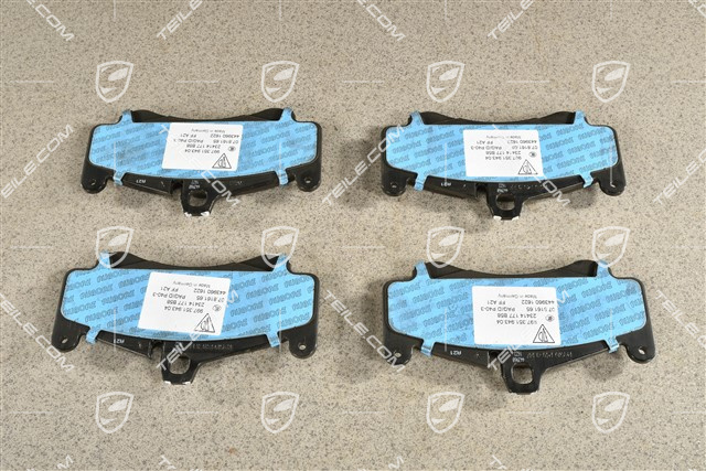 PCCB Brake pad set, ceramic brakes, L+R
