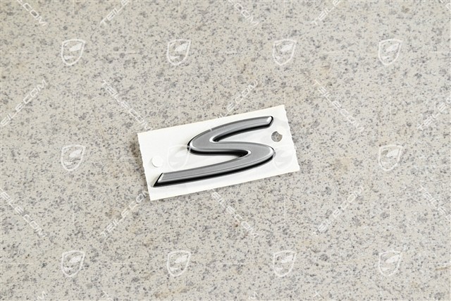 Schriftzug "S", Silber Schriftzug "S", Silber