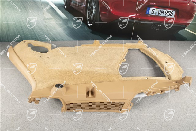 Kofferraumabdeckung / Seitenwandverkleidung, Teppich / Perlvelours, Sandbeige, L