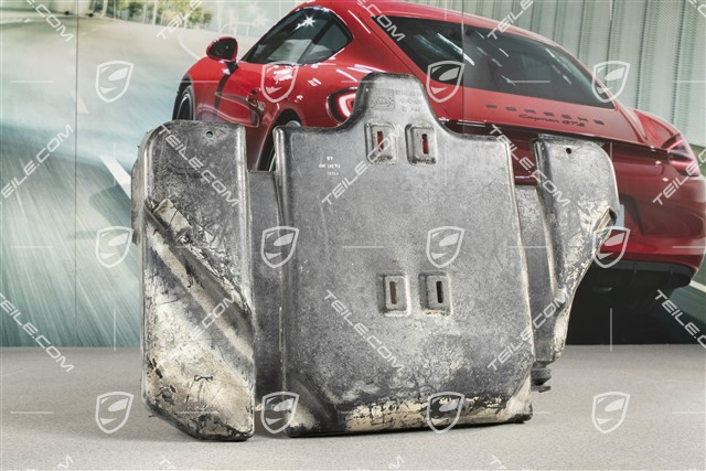 Protective plate for fuel tank, lower part, C2/C2S, RHD