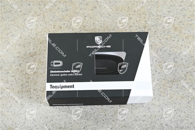 Ignition starter switch, lacquered, Jet Black metallic, KESSY / Entry and Drive