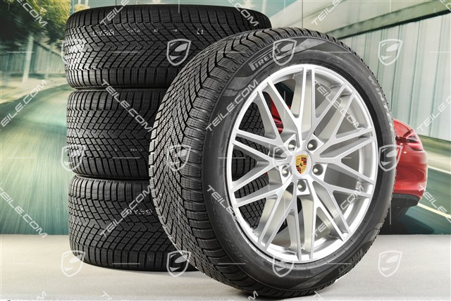21-inch RS Spyder Design winter wheel set, rims 9,5J x 21 ET46 + 11,0J x 21 ET58 + NEW Pirelli winter tyres 285/45 R21 + 305/40 R21, with TPMS
