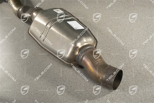 Exhaust pipe with front silencer, V6 Turbo 3,0L, R