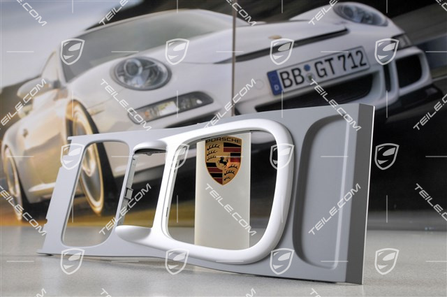 Abdeckblende lackiert, V8/V8 Turbo, stahlgrau Abdeckblende lackiert, V8/V8 Turbo, stahlgrau