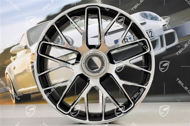 20" Felga Turbo S, centralne mocowanie, 9J x 20 ET51, czarna
