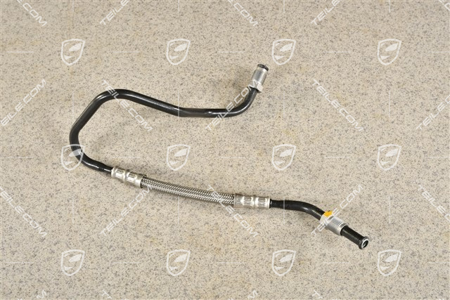 Brake line for brake unit with integrated brake light switch