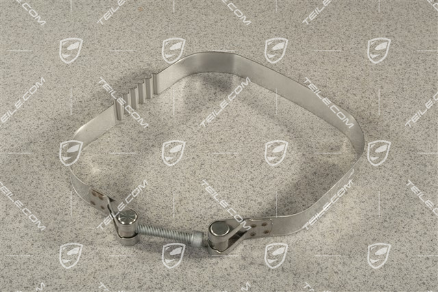 Turbo, Main exhaust muffler tensioning / restraining strap / clamp