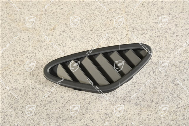Cover, Defroster nozzle for windscreen, Black, L