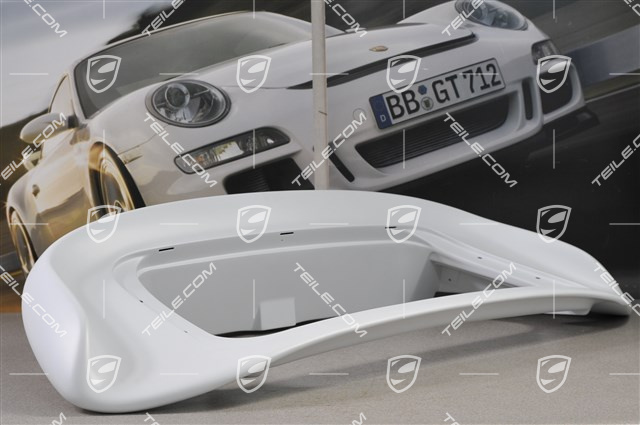 Turbo rear spoiler, incl. rear bonnet (engine lid), without grille