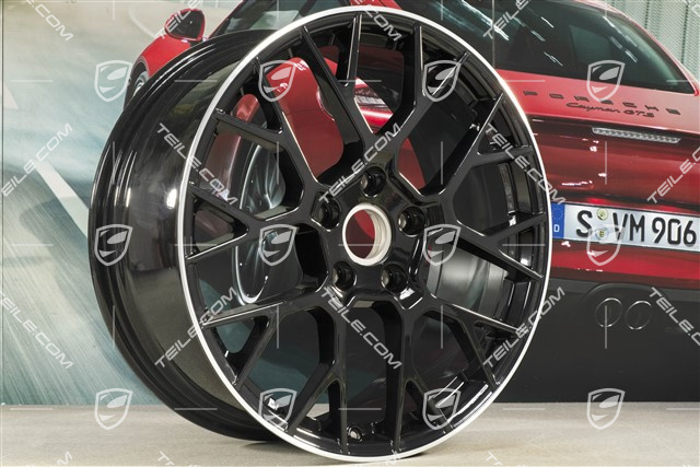 20" Felga RS Spyder, 8,5J x 20 ET53, czarny wysoki połysk