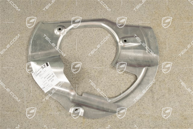 Front axle disc brake protective plate, PCCB, R