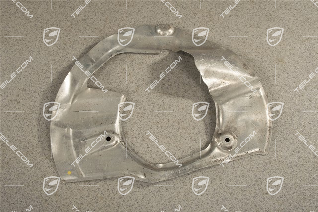 Front axle disc brake protective plate, PCCB, R