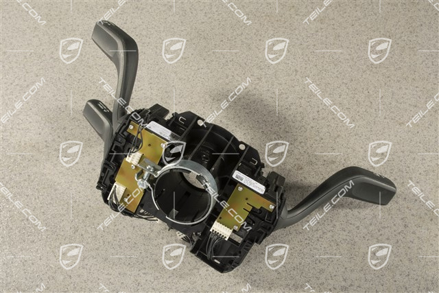 Steering column stalk switch, headlight cleaning system / w/o rear wiper