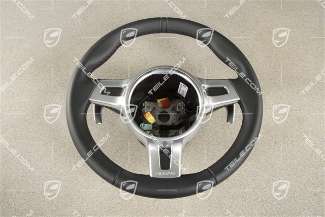 Sportlenkrad PDK mit Paddle, Sport Design, Chrono, schwarzes Leder