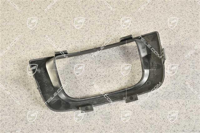Cover trim ACC, center, Black matte
