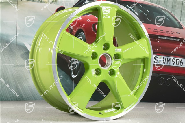 20-inch wheel, Sport Classic, 9,5J x 20 ET65, Lizard green