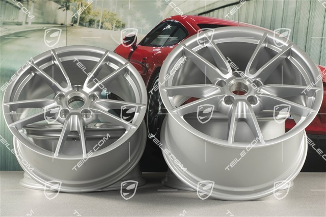 19+20" wheel rim set Carrera, rims: front 8,5J x 19 ET52 + rear 11,5J x 20 ET67
