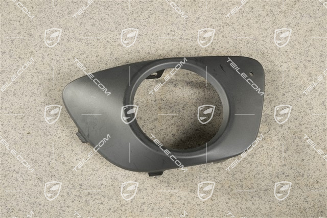 Cover, fog headlamp, Black Mat, R