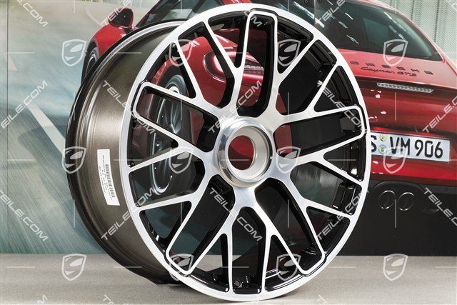20-inch wheel Turbo S, central lock, 9J x 20 ET51, black
