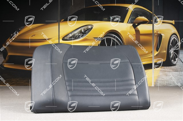 Back seat backrest, Rear, Leatherette, Metropole blue, Coupe, L