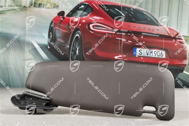 Sonnenblende, mit Spiegel, Espresso, Cabrio / Targa, L