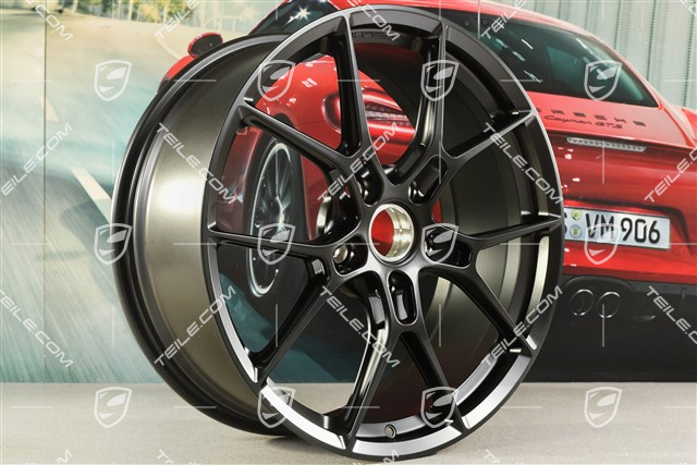 20-inch Carrera lightweight wheel rim, 8,5J x 20 ET50, black satin matt