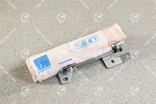 Curtain airbag unit, backseat backrest, R