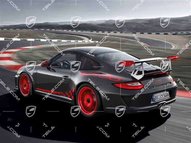 GT3 RS Facelift 2010 rear spoiler, set (engine lid, wing, mountings and all attachmemt parts), IN MINT CONDITION