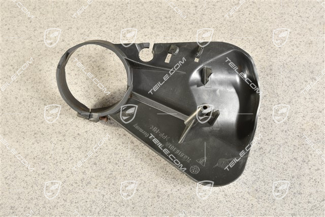 Stone guard / Rear suspension subframe leveling sensor cover, L