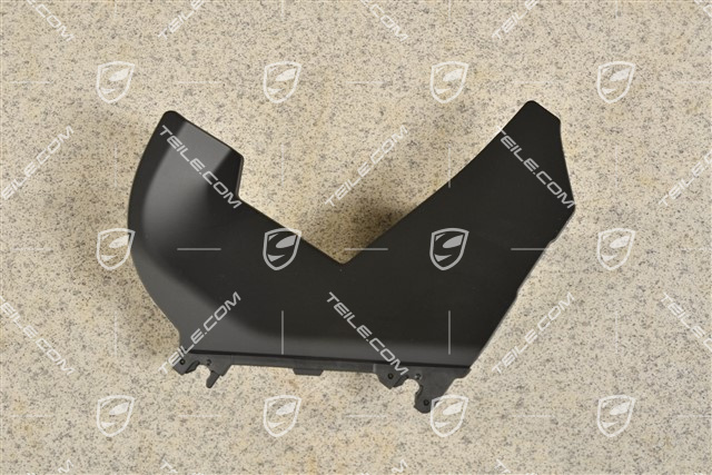 Cover, Instrument cluster, Black, L