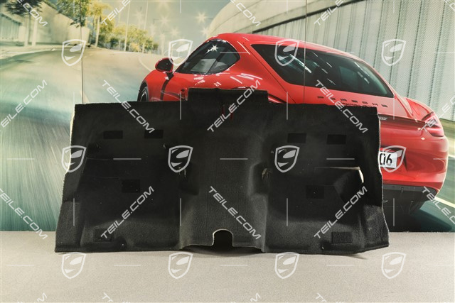 Sitzmulde, Klebeteppich, Schwarz, Cabrio / Targa