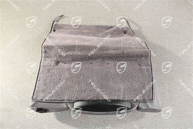Back seat backrest, rear, leatherette, classic grey, Coupe / Targa, L