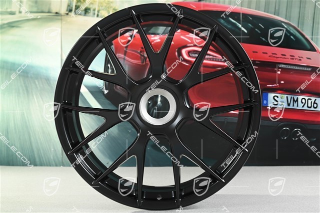 GT4 RS / Spyder RS 20" Magnesium wheel set, 8.5J x 20 ET61 + 11J x 20 ET50, black silk matt