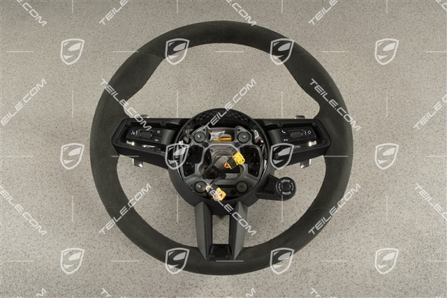Sportlenkrad GT Race-Tex, Schwarz, Multifunktion, Heizung, Sport Chrono Plus