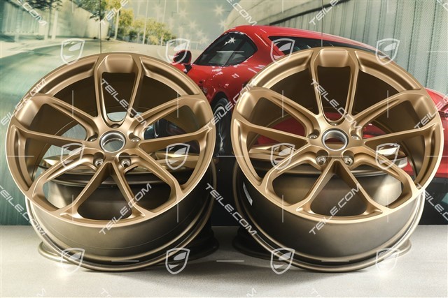 22" komplet felg GT, felgi 10,5J x 22 ET49 + 11,5J x 22 ET52, Neodyme