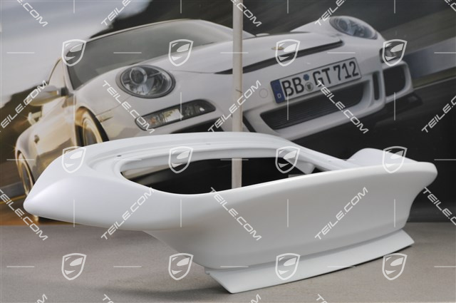 Turbo rear spoiler, incl. rear bonnet (engine lid), without grilles