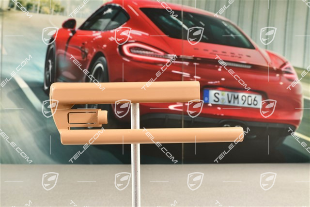 Front seat rail cover, front, Luxor Beige, L