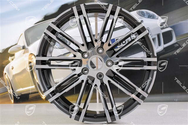 21-inch rims set Turbo III, facelift, 10J x 21 ET50, Titan