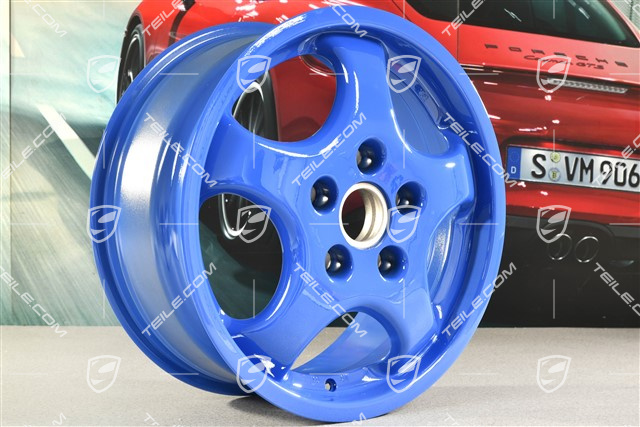 17-inch CUP I wheel set, 7J x 17 ET55 + 9J x 17 ET55, Maritime Blue