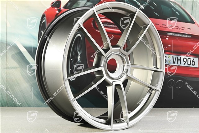 20" Felga Turbo S, 8,5J x 20 ET50, platinum satynowy półmat