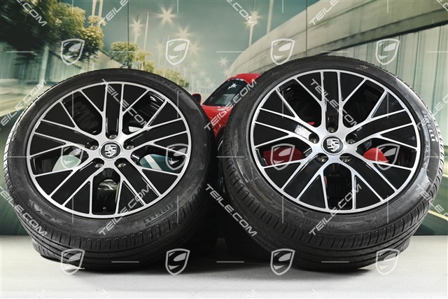 20-inch Turbo Aero summer wheel set, rims 9J x 20 ET54 + 11J x 20 ET60 + Pirelli summer tyres 245/45 R20 + 285/40 R20, about 50km, DOT/prod.year 2021