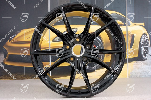 20" Felga Carrera S IV, 10J x 20 ET45, czarny wysoki połysk