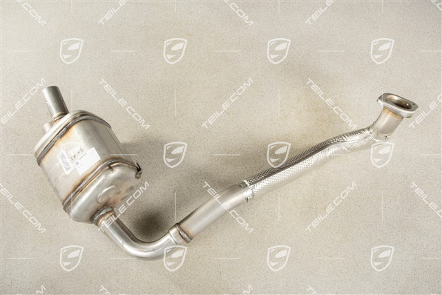 Sport exhaust muffler, L