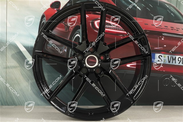 20" Felga "Macan S" 9J x 20 ET26, czarny (wysoki połysk)