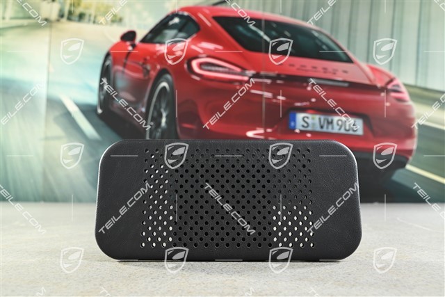 Speeker trim / cover, leatherette
