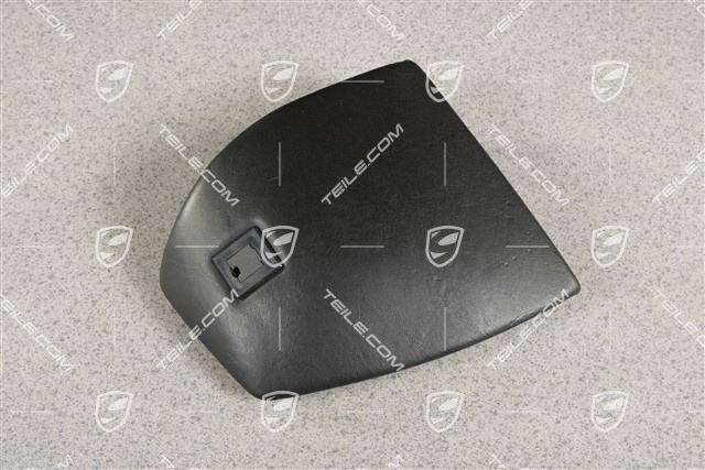Blende, Vorbereitung Telefon, Leder, Schwarz
