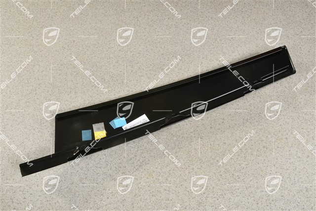 Front door / B-pillar outer cover, Black, L