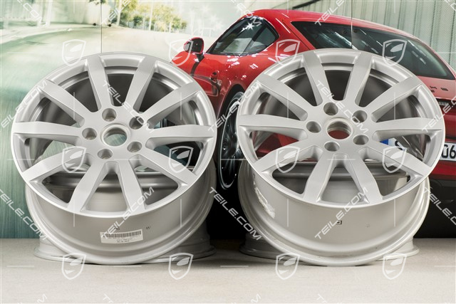 19-inch Cayenne S wheel rim set, 8,5J x 19 ET47 + 9,5J x 19 ET54