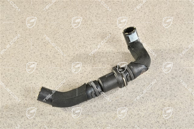 Coolant tube hose with thermostat, hybrid
