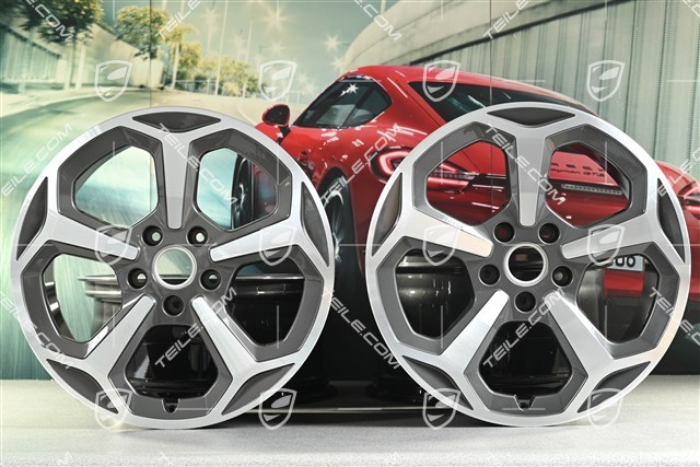 20" Taycan Offroad Design Felgensatz, 9J x 20 ET54 + 11J x 20 ET60